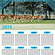 2015 One Page Calendar