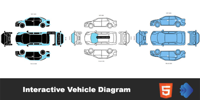 Interactive Vehicle diagram