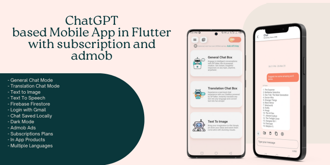 ChatGPT - Flutter Mobile App for Android And IOS