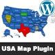 Interactive USA Map WordPress plugin