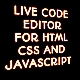 Live HTML CSS JavaScript Code Editor for Real-Time Web Development