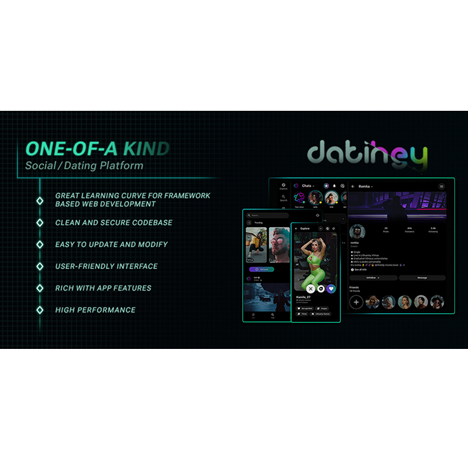 Datinghey - The Ultimate PHP & VueJs Dating Platform