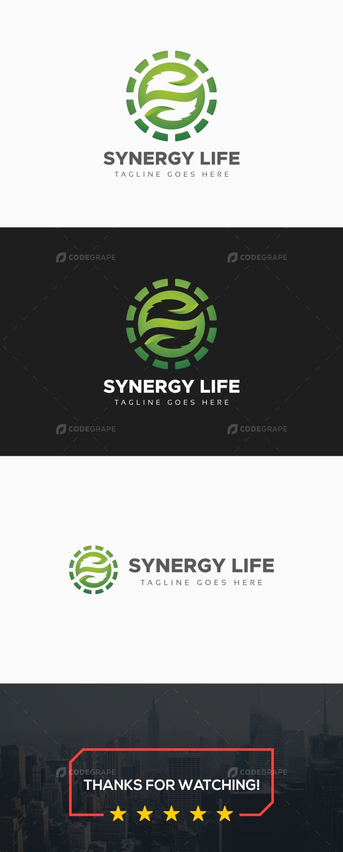 Synergy Life S Letter Logo