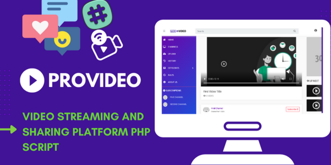 ProVideo Video Streaming & Sharing Platform Script