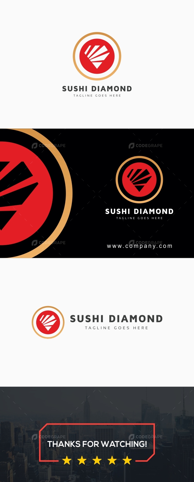 Sushi Diamond Logo