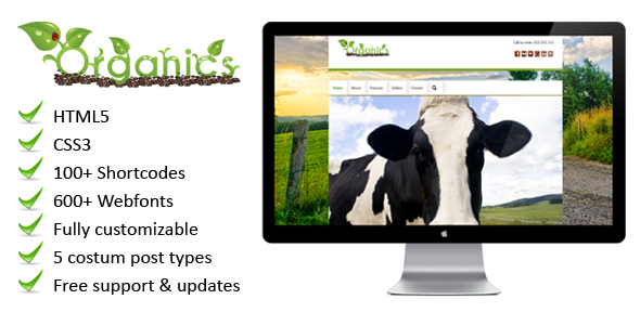 Organics - Eco WordPress Theme