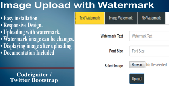 Image Upload With Watermark