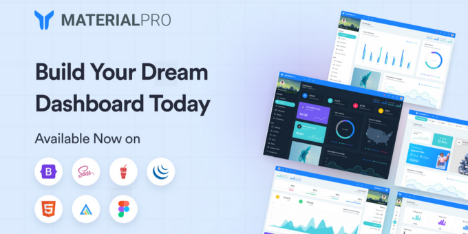 MaterialPro Bootstrap Admin Dashboard Template
