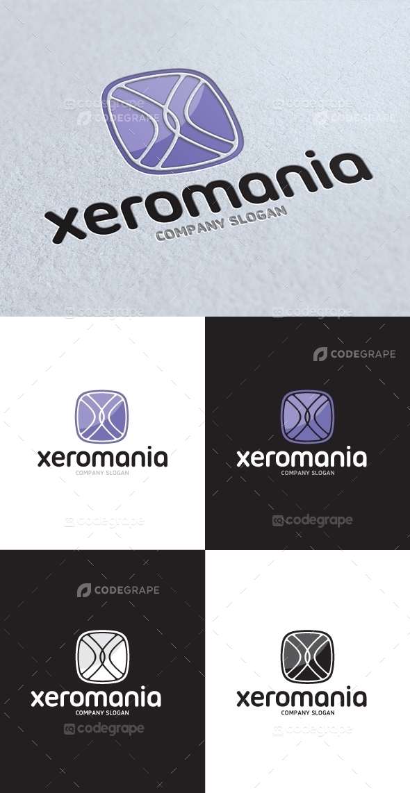Xeromania X Letter Logo