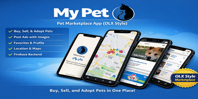 My Pet – Pet Marketplace App (OLX Style)