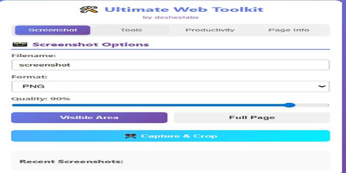 Ultimate Web Toolkit - desheelabs