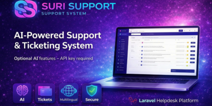 Suri Support Desk – Laravel Support & Ticket Management System