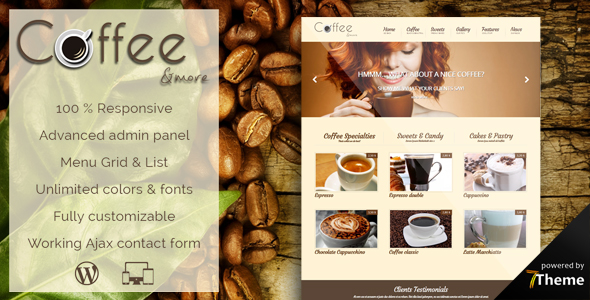 Coffee - Coffee Shop & Barista WordPress Theme