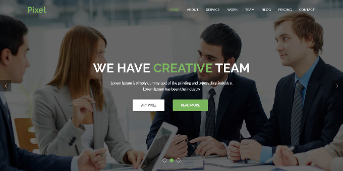 Pixel Material Design Agency HTML5 Template
