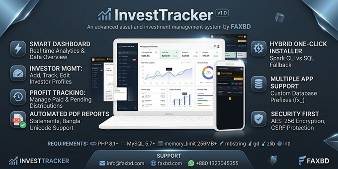 InvestorTracker - Professional Investment Manageme
