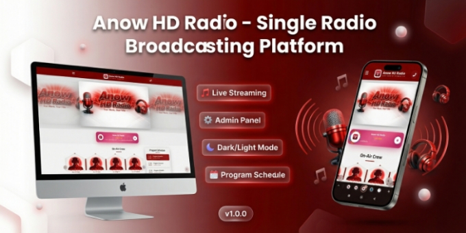 Professional Radio Station Website