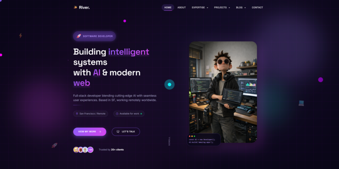 Software Developer Portfolio Template