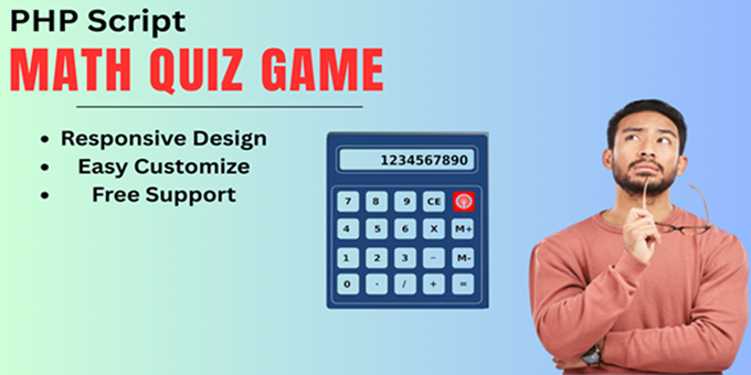 PHP Math Quiz Game Script