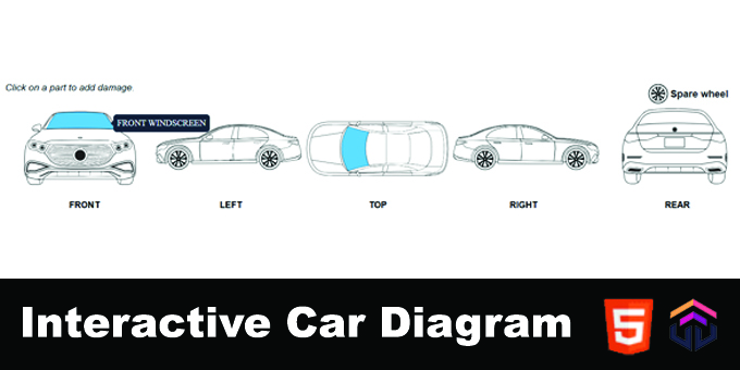 Interactive Car Diagram