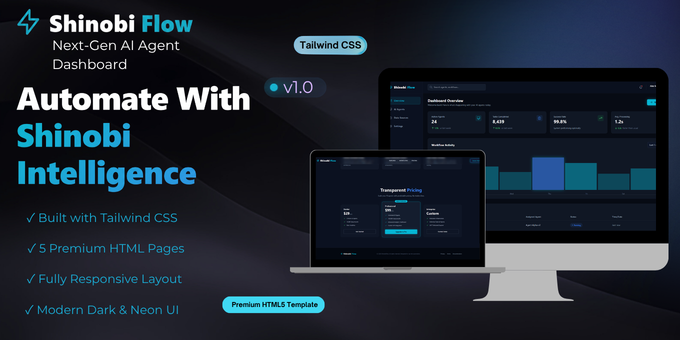 ShinobiFlow - AI Agent SaaS Dashboard