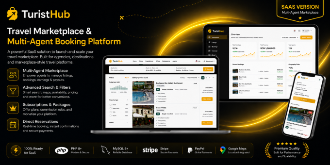 Php Booking Agency Script SaaS