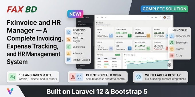 FxInvoice and HR Manager — A complete invoicing