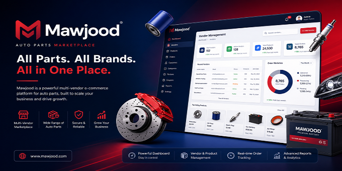 Mawjood - Multi-Vendor Auto Parts E-Commerce Platform