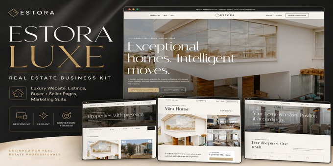 Estora Luxe - Luxury Real Estate HTML Template
