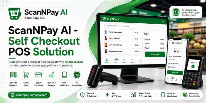 ScanNPay AI - Self Checkout POS Solution