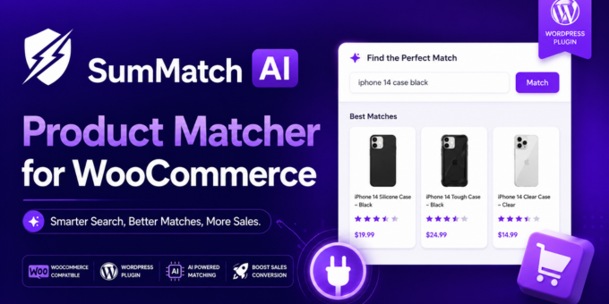 SumMatch AI - AI-Powered Product Matcher for WooCommerce
