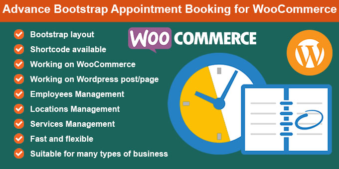 Advance Bootstrap Appointment Booking for WooComm
