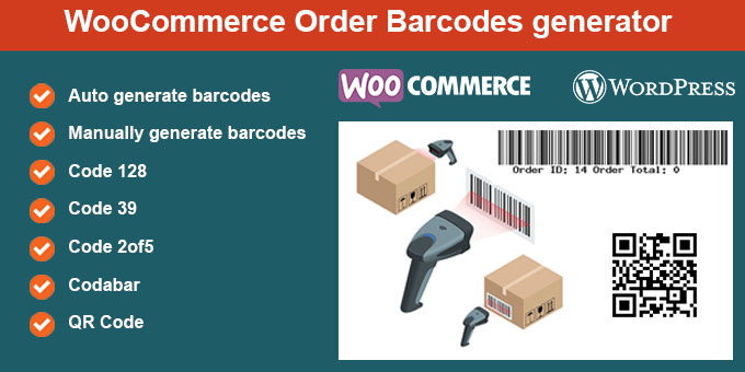 WooCommerce Order Barcodes Generator