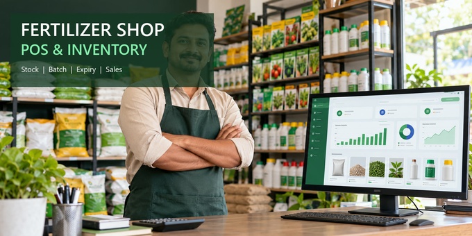 Fertilizer Shop Desktop Web POS & Inventory