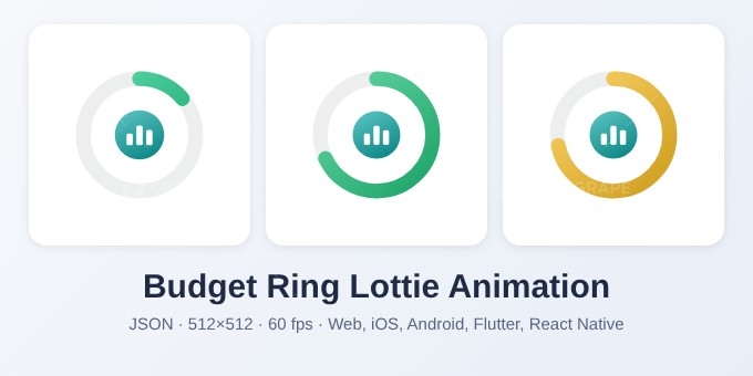 Budget Ring Lottie Animation