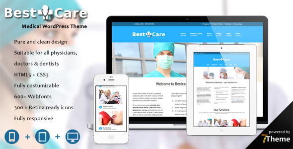 Bestcare - Medical Health WordPress Theme