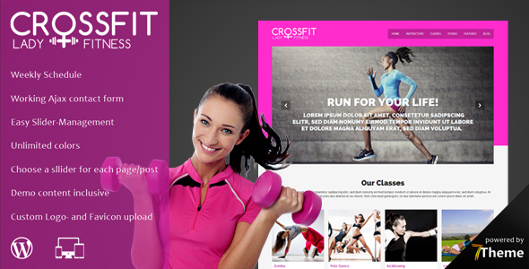 Crossfit - Sport / Gym / Fitness WordPress Theme
