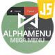 AlphaMenu - Responsive jQuery Mega Menu