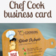 Chef Cook Business Card
