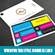 Windows Tab Style Business Card