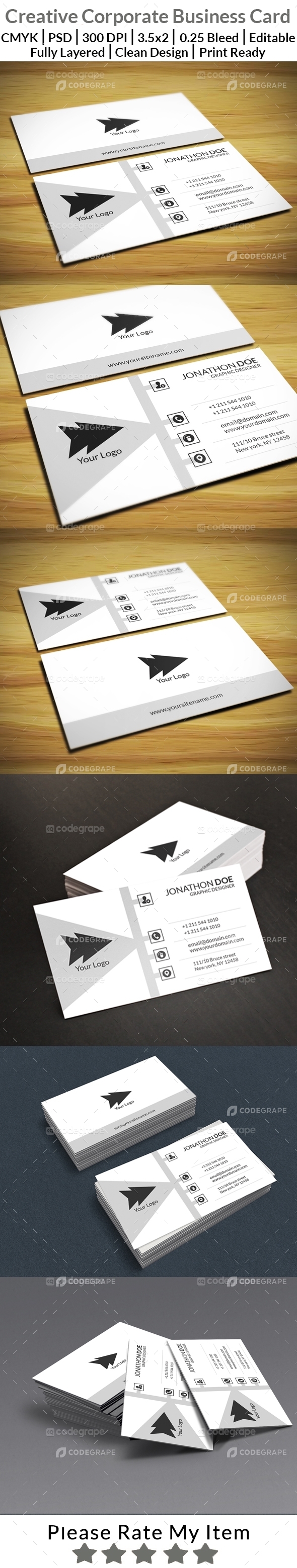 Simple Corporate Business Card