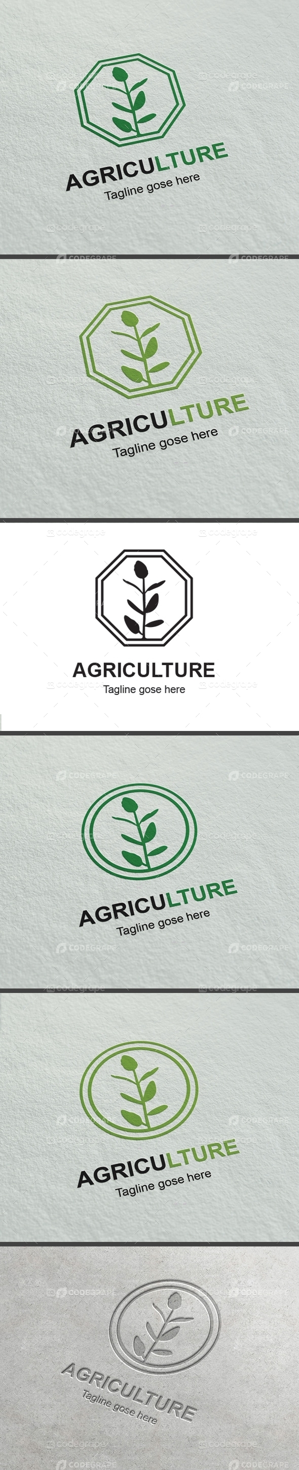 Agriculture Nature Business Logo