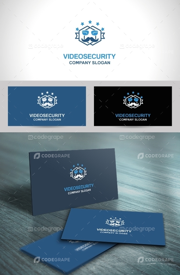 Video Security Logo Template