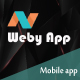 Weby App - Mobile App Landing Page Template