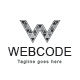 Webcode  w Letter Logo