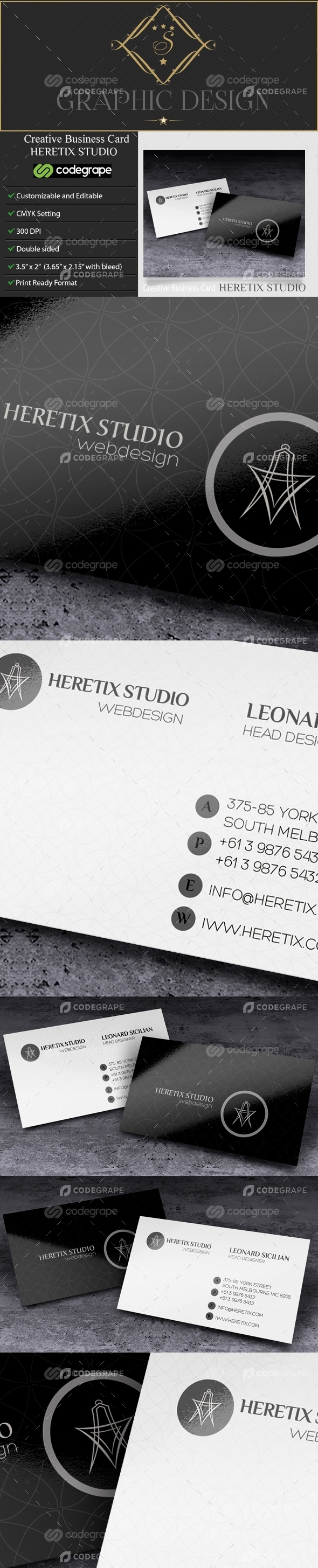 Business Card - Heretix Studio