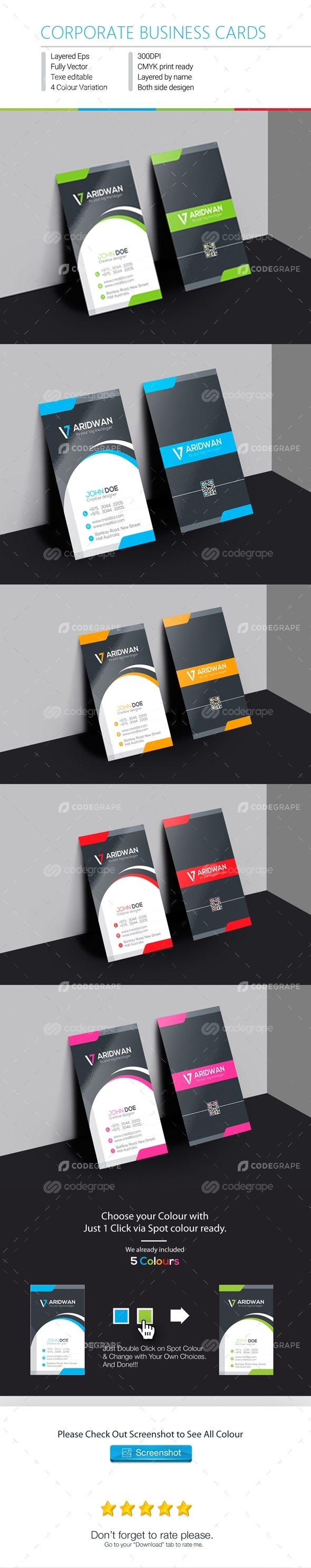 Corporate Business Cards
