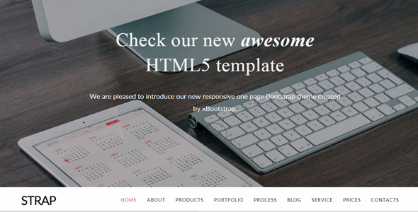 STRAP - Responsive Bootstrap Template