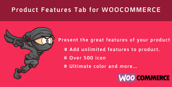 WOO Product Features Tab