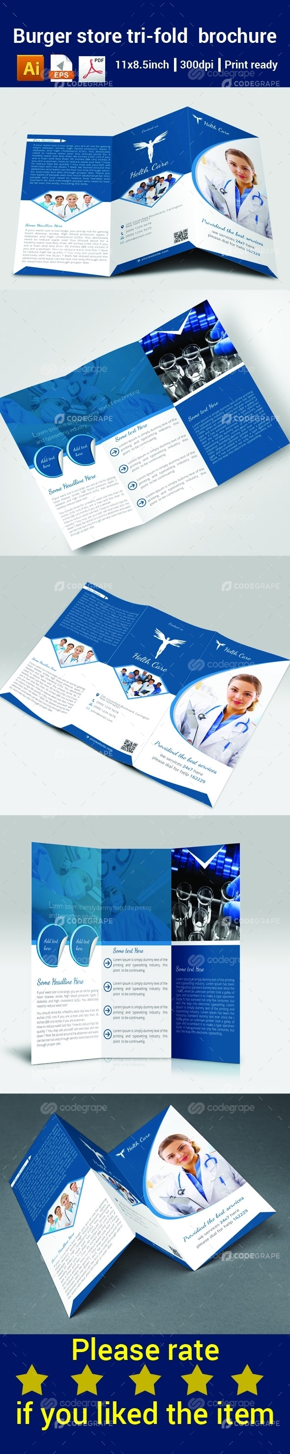 Health Care Tri-Fold Brochure