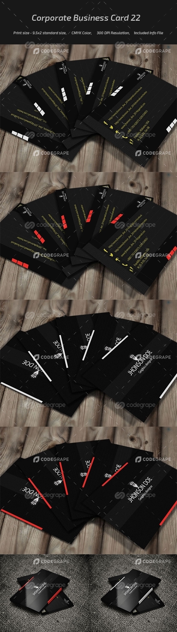 Corporate Business Card V 21